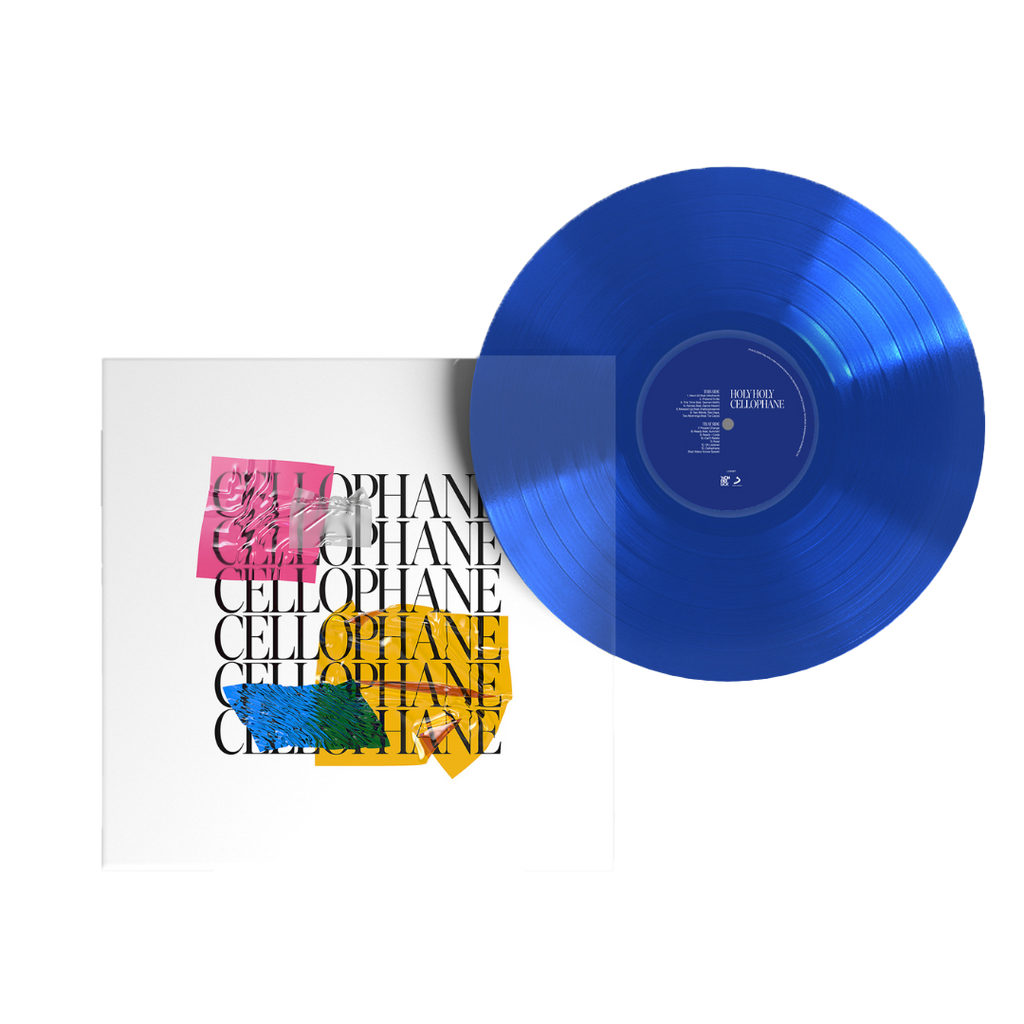 Cellophane Vinyl - Royal Blue (Transparent) - First Edition - Merch Jungle - Official Holy Holy band t-shirts and band merch.