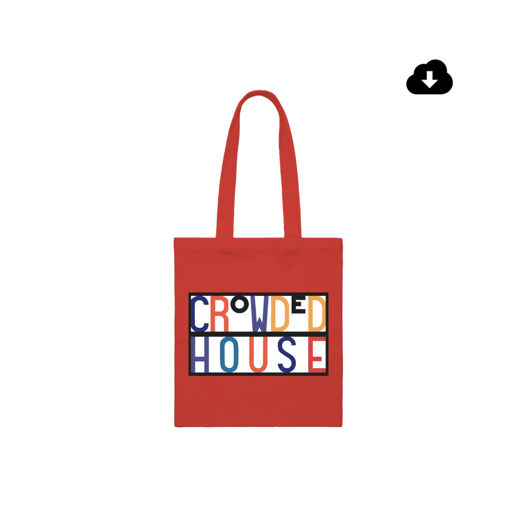 Crowded House / Gravity Stairs Tote + Digital Download - Merch Jungle - Official Crowded House band t-shirts and band merch.