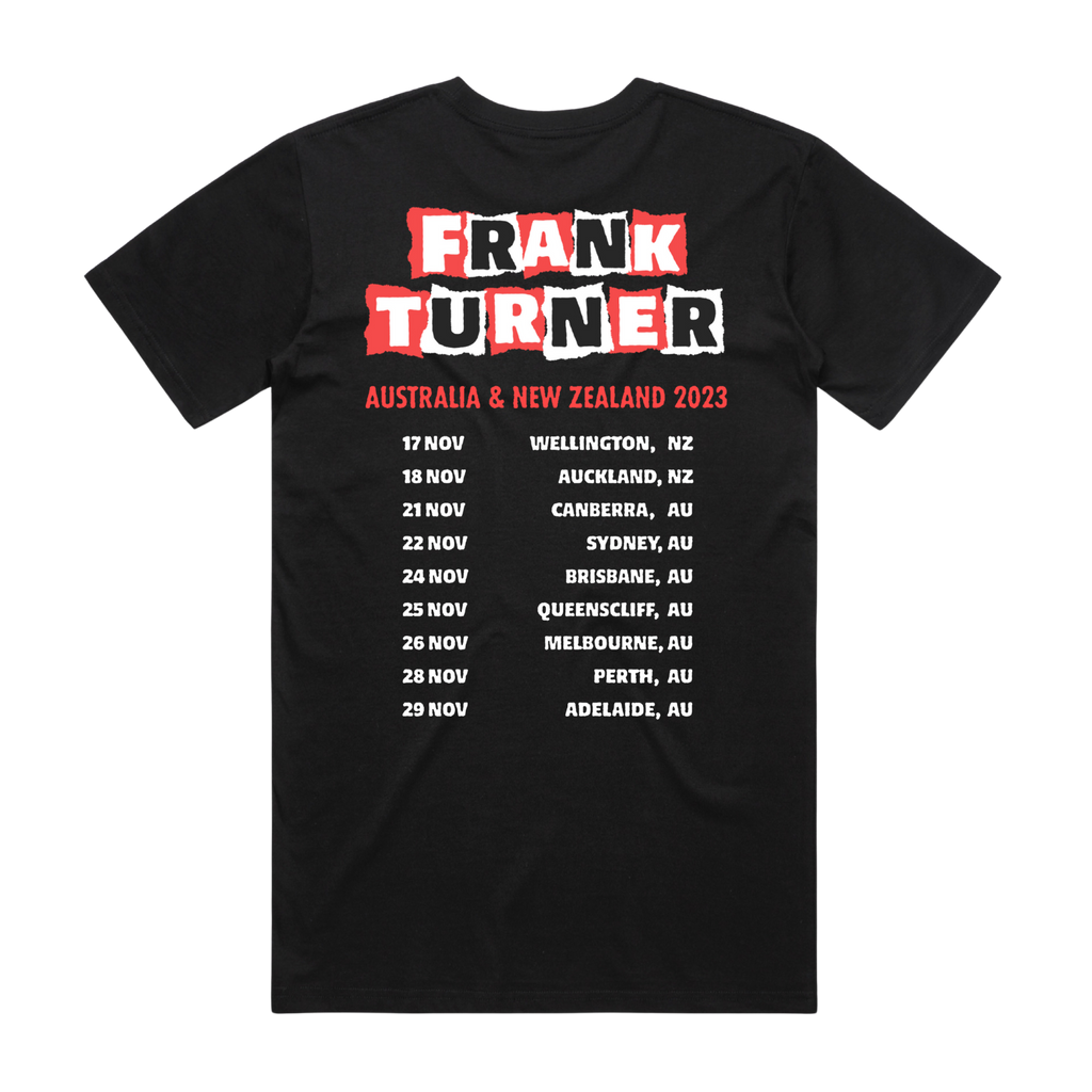Frank Turner / Leopard Tour Tee - Merch Jungle - Official Frank Turner band t-shirts and band merch.