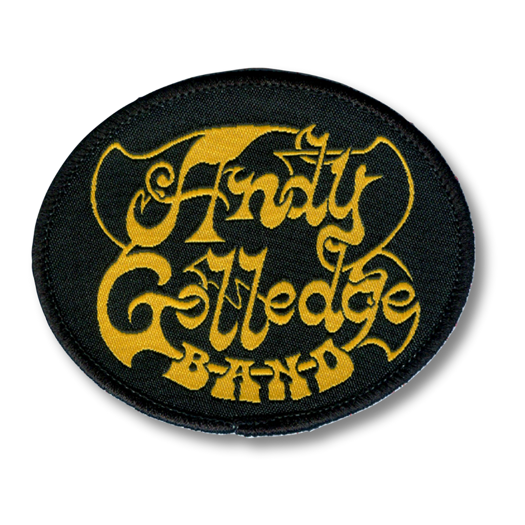 Andy Golledge Band / Woven Patch - Merch Jungle - Official Andy Golledge band t-shirts and band merch.