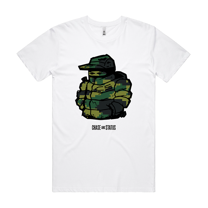 Chase & Status / Camo Tee - Merch Jungle - Official Chase & Status band t-shirts and band merch.