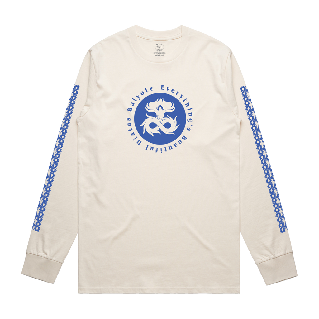 Hiatus Kaiyote / Everything's Beautiful Longsleeve (Cream) - Merch Jungle - Official Hiatus Kaiyote band t-shirts and band merch.