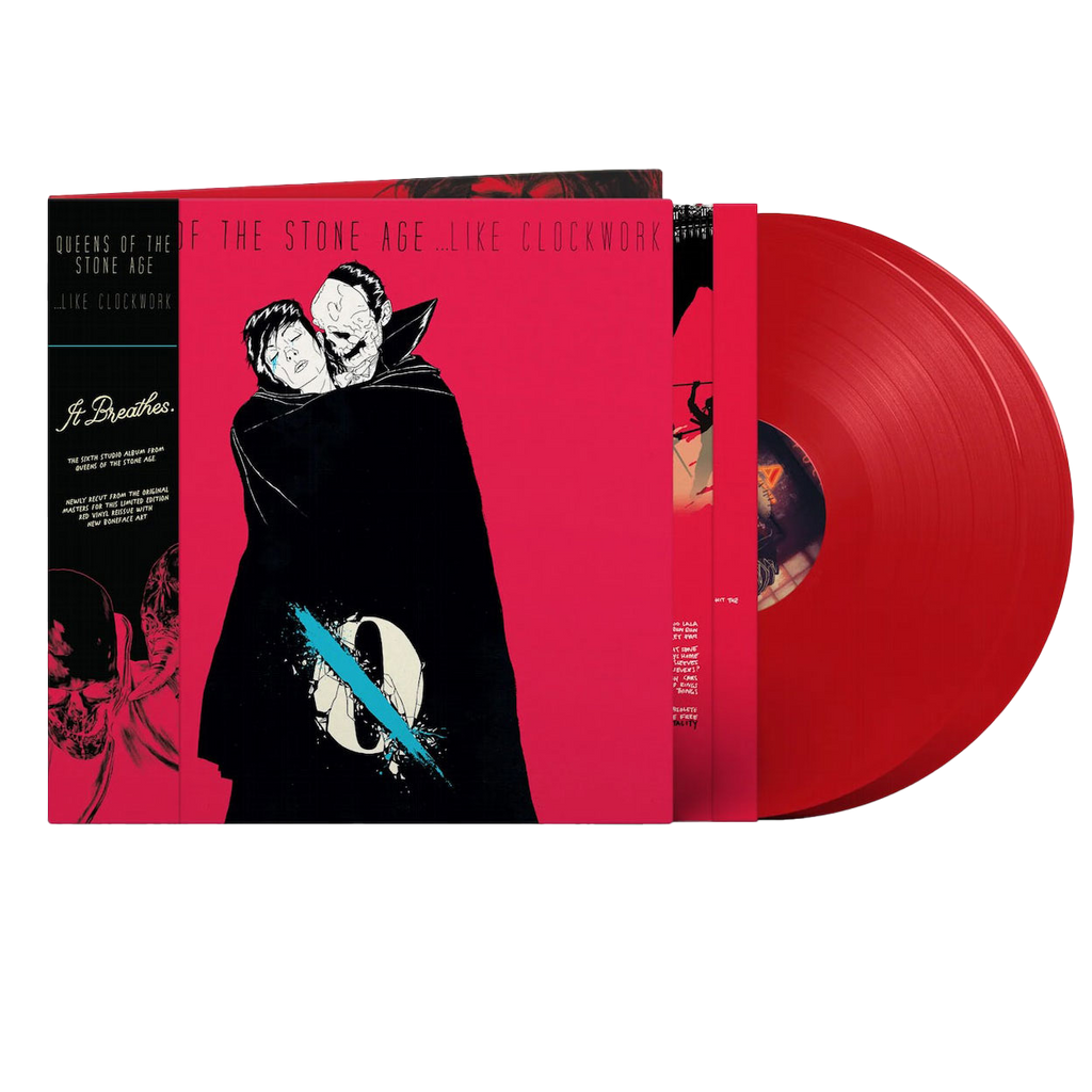Like Clockwork Opaque Red Vinyl, Official Queens of the Stone Age merchandise and vinyl Australia