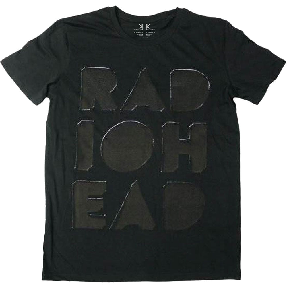 Radiohead / Note Pad Debossed Tee - Merch Jungle - Official Radiohead band t-shirts and band merch.