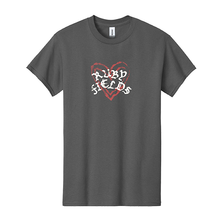 Ruby Fields / Heart Logo Tee - Merch Jungle - Official Ruby Fields band t-shirts and band merch.
