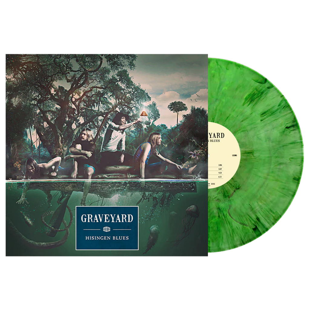 Graveyard / Hisingen Blues (Limited Opaque Green Marbled Eco Vinyl) - Merch Jungle - Official Graveyard band t-shirts and band merch.