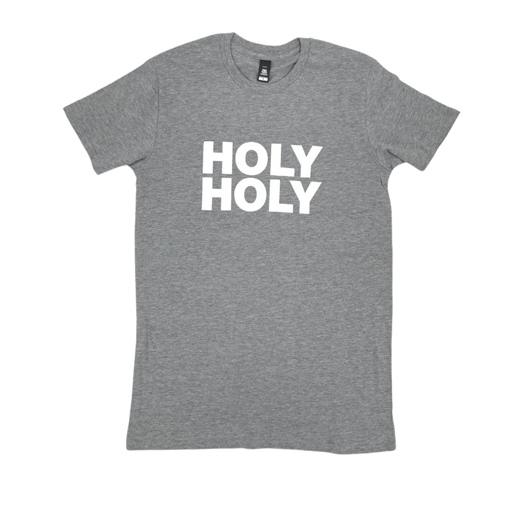Grey/White Logo Tee - Merch Jungle - Official Holy Holy band t-shirts and band merch.