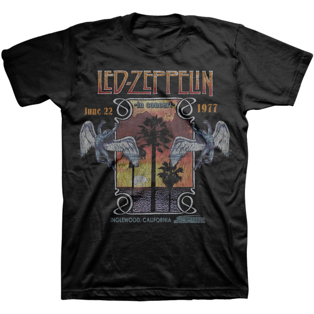 California Concert Tee - Merch Jungle - Official Led Zeppelin band merchandise.