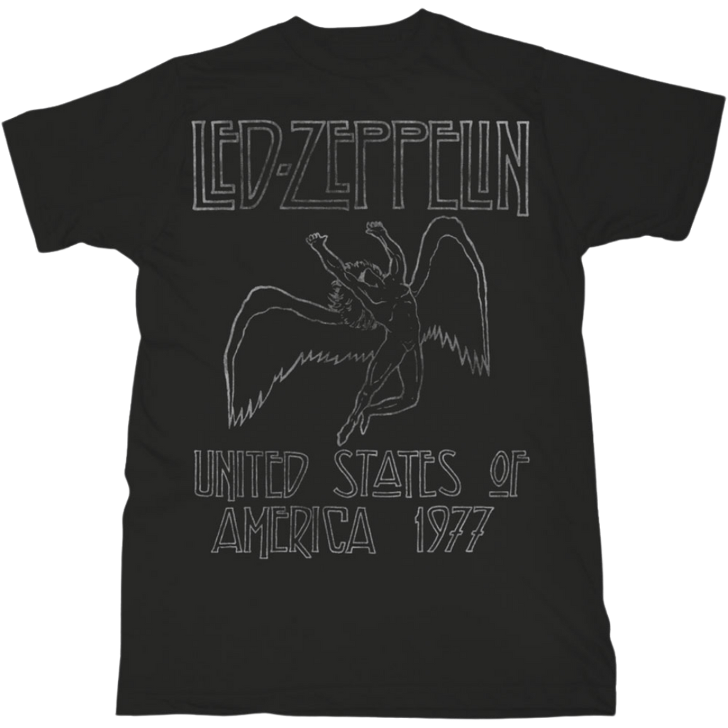 USA '77 Tee - Merch Jungle - Official Led Zeppelin band merchandise.