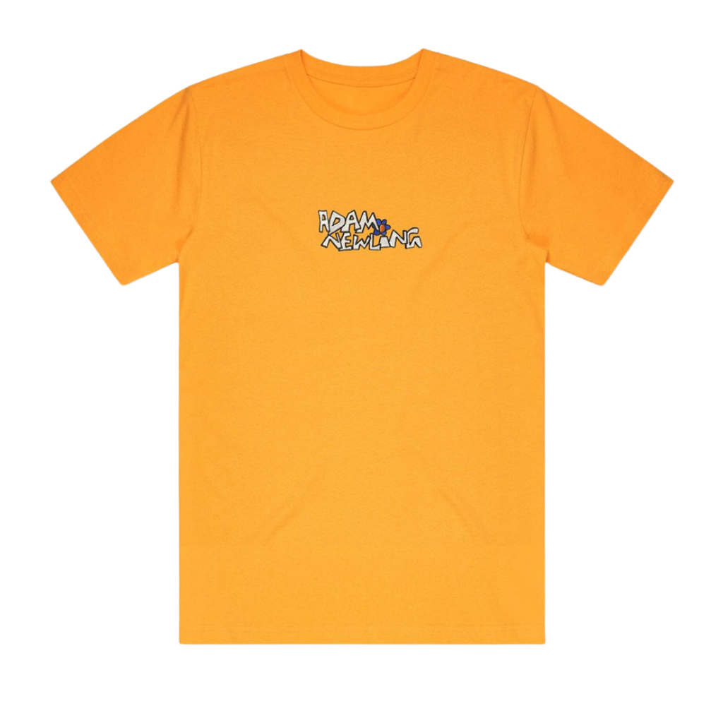 Adam Newling - Logo - Gold Tshirt Space Mirror Merch