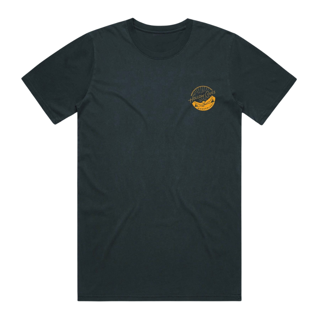 Hollow Coves / Wanderlust Faded Tee (Black) - Merch Jungle - Official Hollow Coves band t-shirts and band merch.