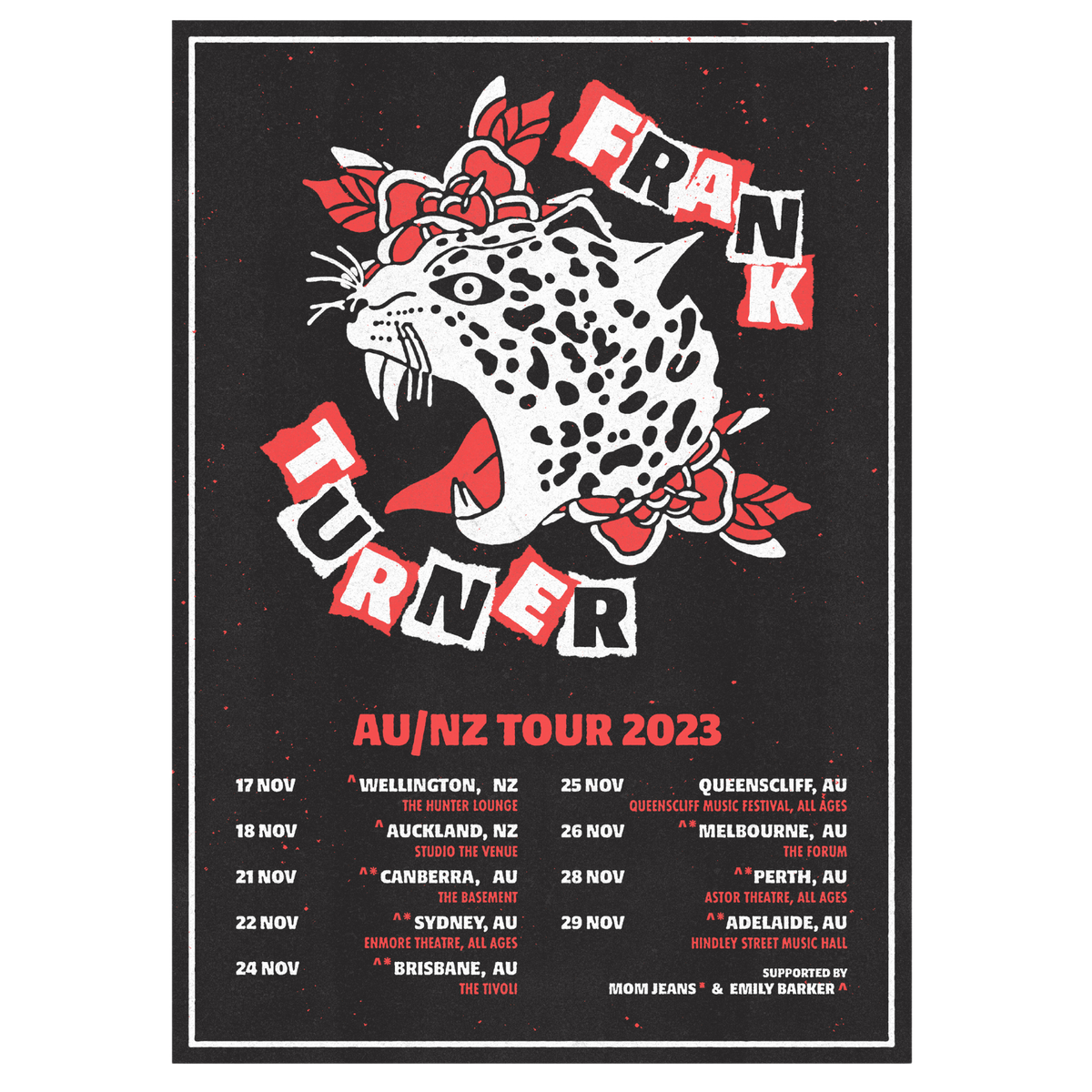 Frank Turner / Tour Poster Merch Jungle