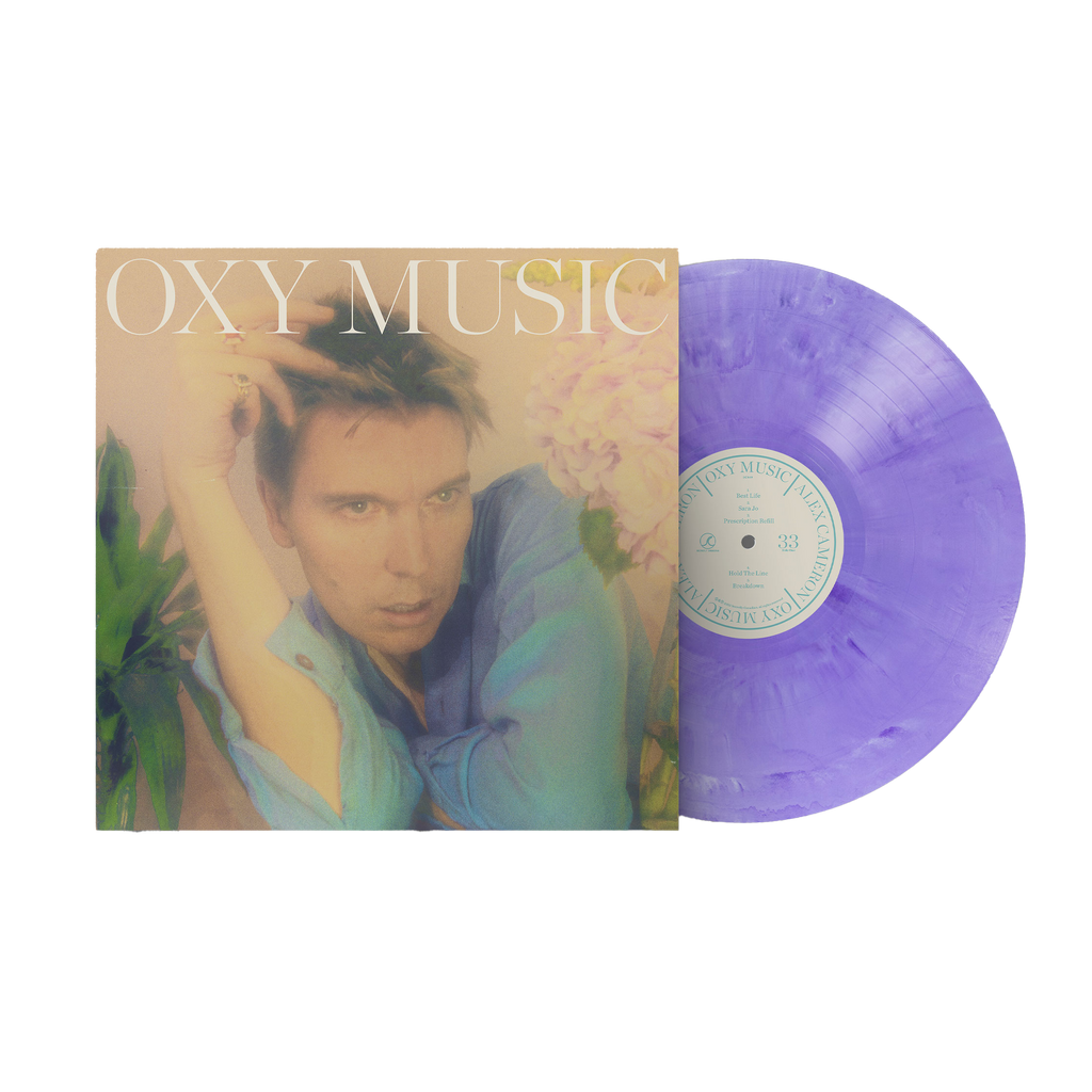 Oxy Music - Exclusive Purple Vinyl - Merch Jungle - Official Alex Cameron band t-shirts and band merch.