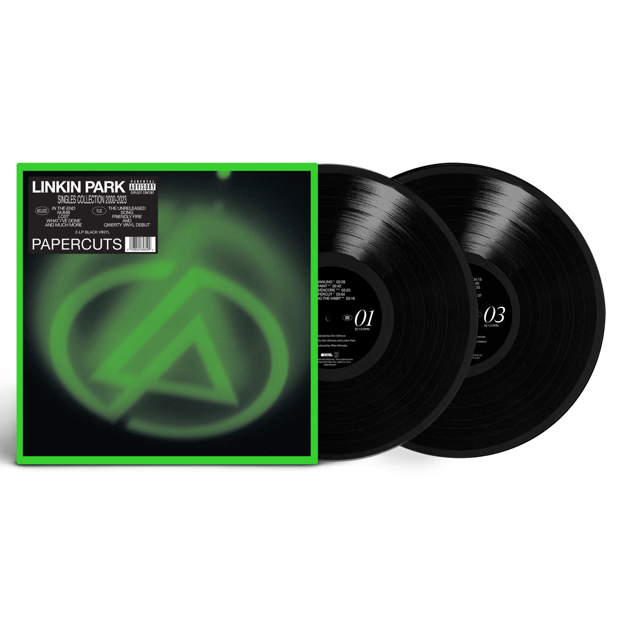 Linkin Park / Papercuts (Singles Collection 2000–2023) (Black 2LP Vinyl)