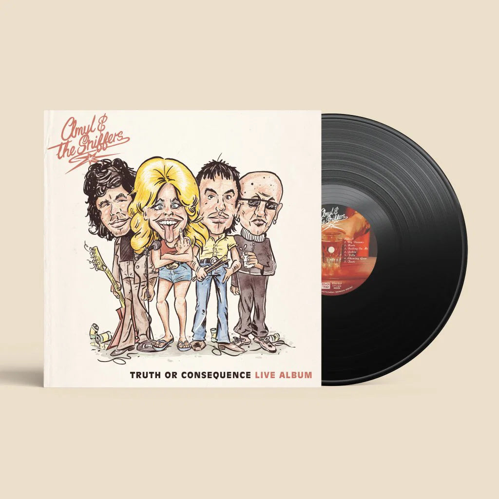 Amyl and The Sniffers /Truth or Consequence (Black Vinyl) - Merch Jungle - Official Amyl and The Sniffers music and merch