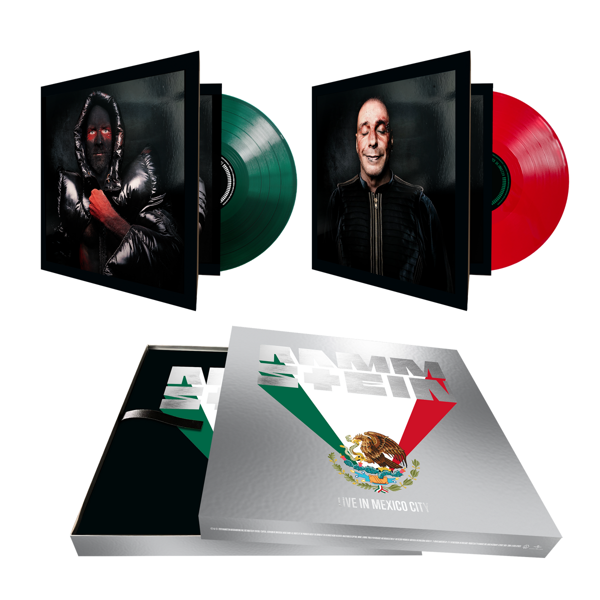 Rammstein / Rammstein "Live in Mexico" (4LP Mexican Flag Coloured Vinyl) - Merch Jungle - Official Rammstein music and merch