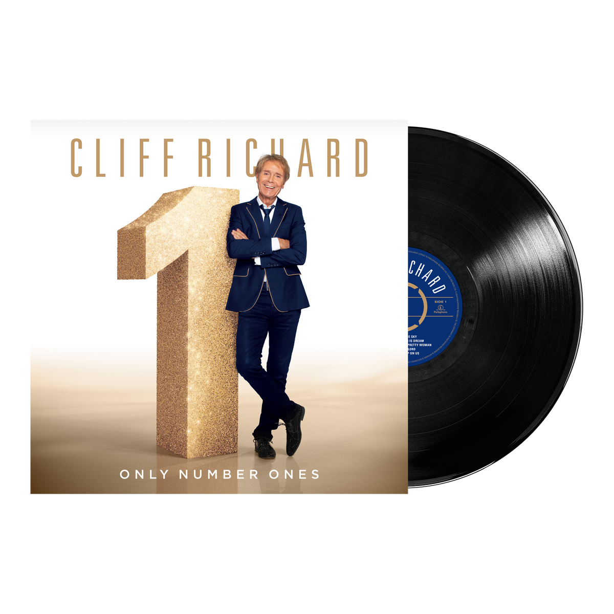 Cliff Richard / Only Number Ones (Black Vinyl) - Merch Jungle - Official Cliff Richard music and merch