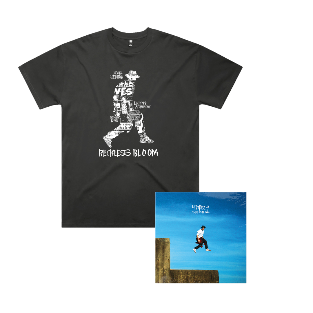 Urthboy / Reckless Bloom Tee + Digital Download - Merch Jungle - Official Urthboy music and merch