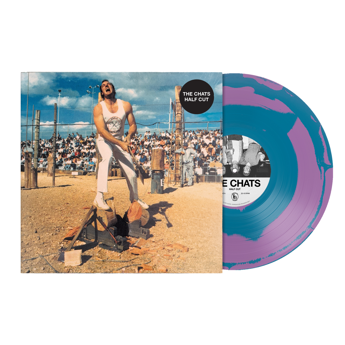 The Chats / Half Cut (Indie Exclusive Blue / Purple Vinyl) - Merch Jungle - Official The Chats music and merch