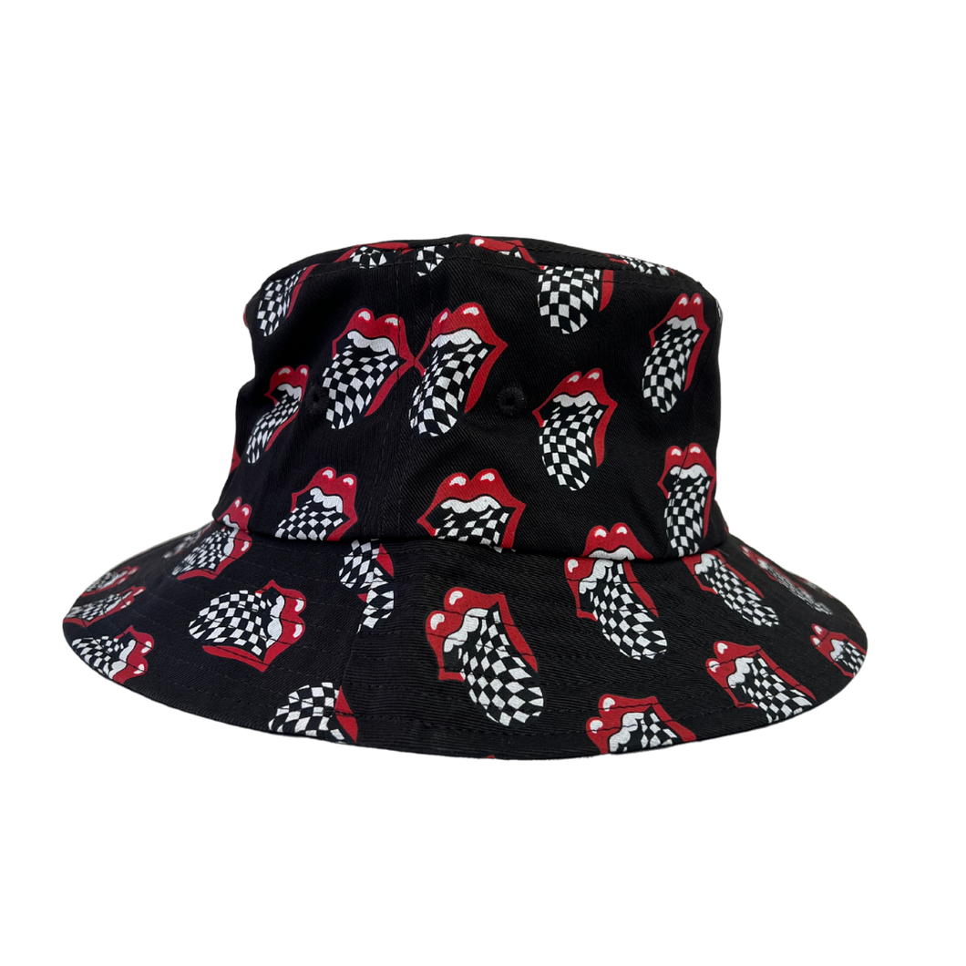 The Rolling Stones Check Bucket Hat - Merch Jungle - Official Rolling Stones band t-shirts and band merch.