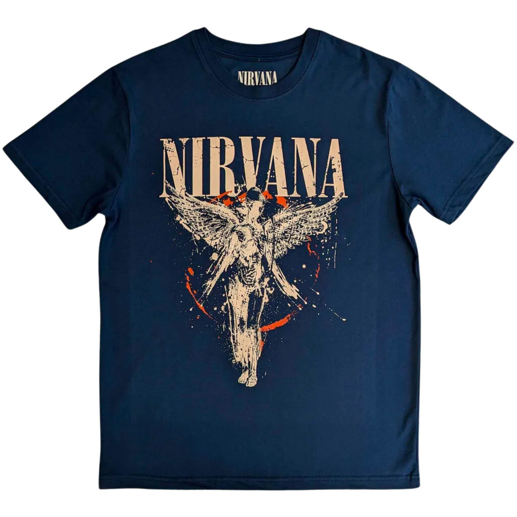 Nirvana / In Utero Tee (Navy) - Merch Jungle - Official Nirvana band t-shirts and band merch.