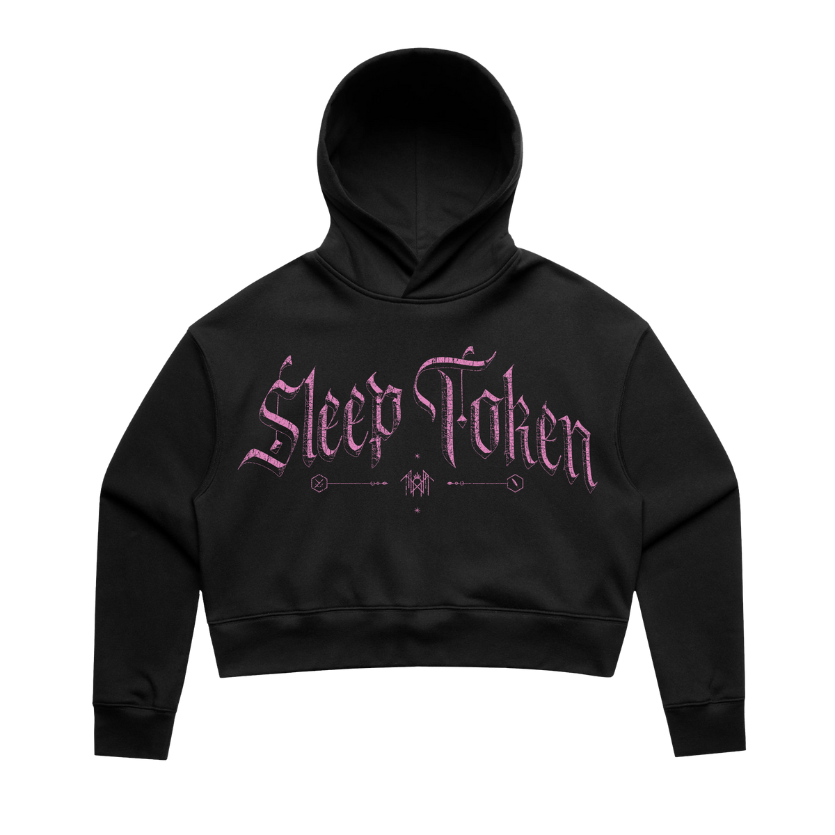Sleep Token / Shackled Logo WOs Crop Hood - Merch Jungle - Official Sleep Token music and merch