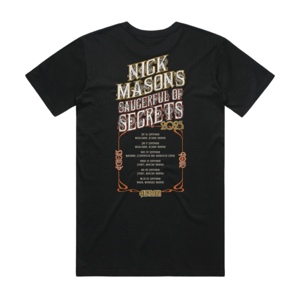 Nick Mason / Tour Tee - Merch Jungle - Official Nick Mason band t-shirts and band merch.