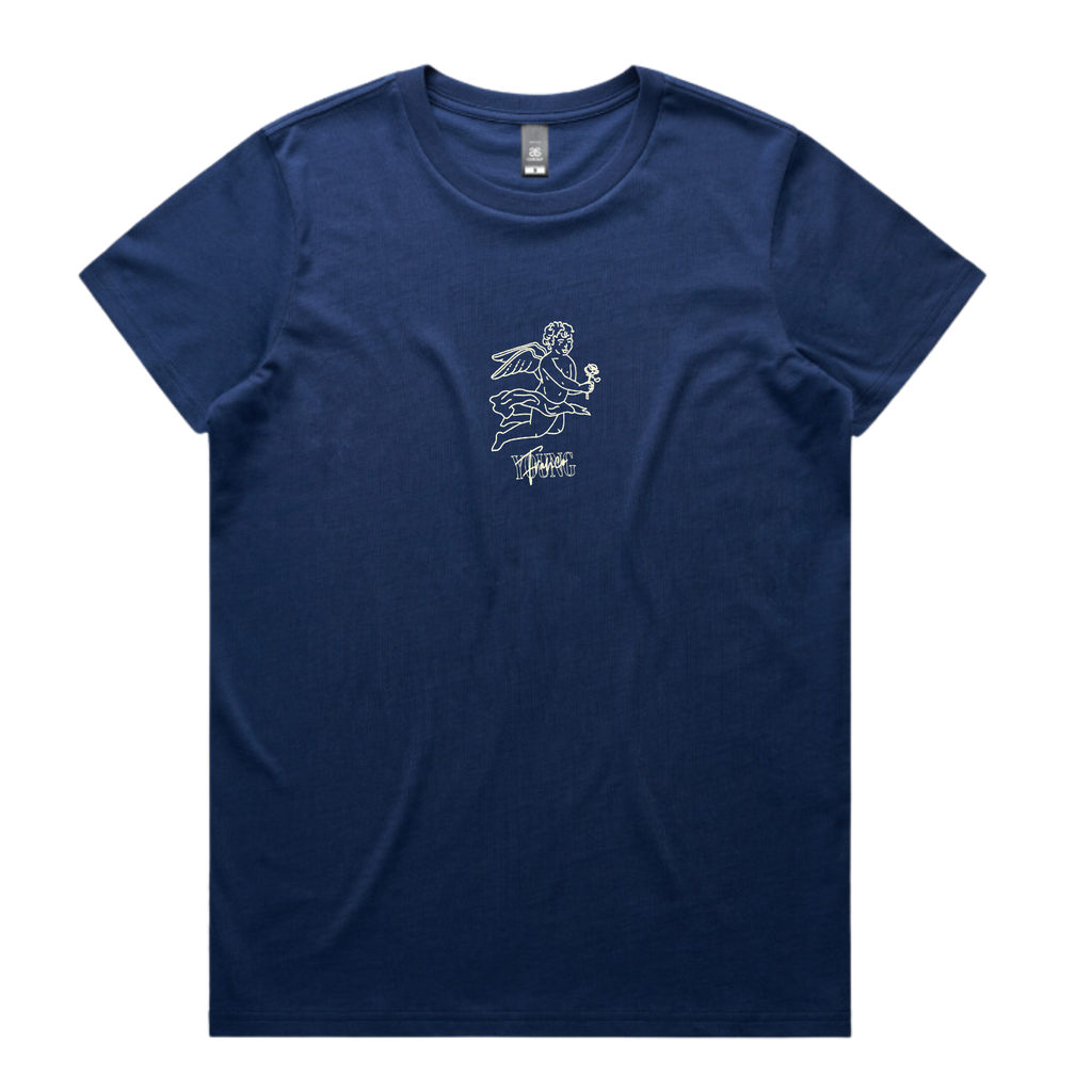 Navy Angel Tee - Merch Jungle - Official Young Franco band t-shirts and band merch.