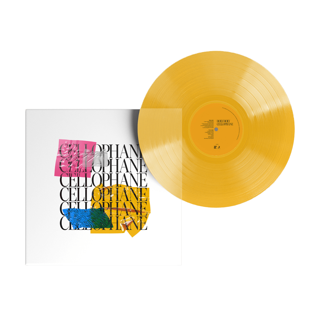 Cellophane Vinyl - Amber (Transparent) - First Edition - Merch Jungle - Official Holy Holy band t-shirts and band merch.