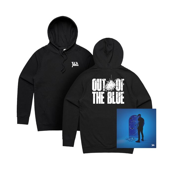 360 / Out Of The Blue Album Hood + Digital Download - Merch Jungle - Official 360 music and merch