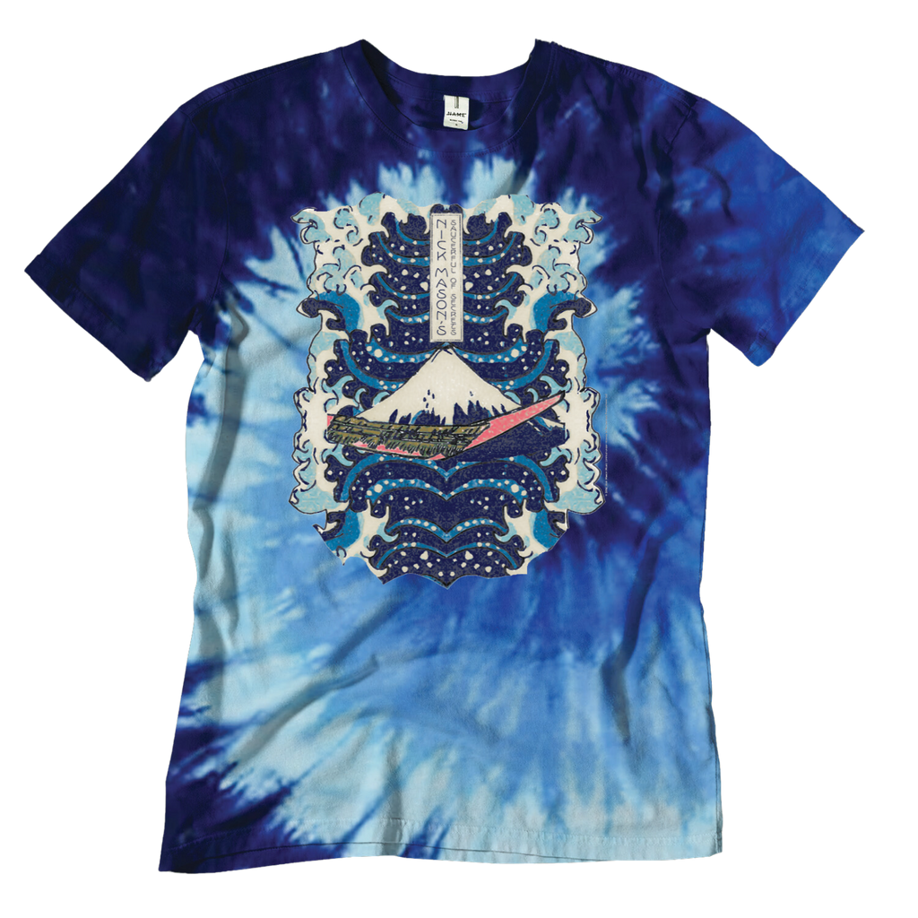 Nick Mason / Wave Tie Dye Tee - Merch Jungle - Official Nick Mason band t-shirts and band merch.