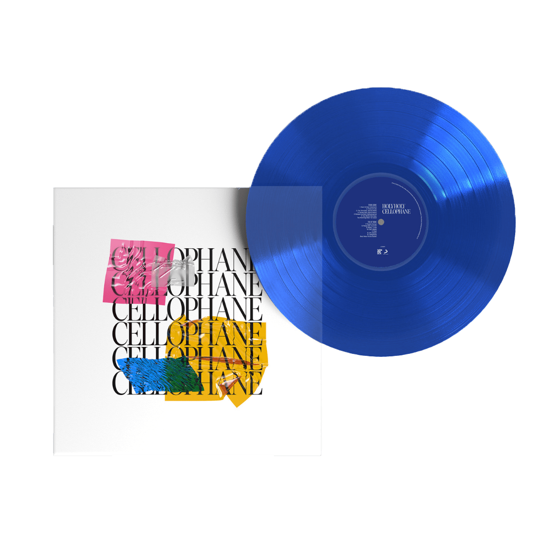 Cellophane Vinyl - Royal Blue (Transparent) - First Edition - Merch Jungle - Official Holy Holy band t-shirts and band merch.
