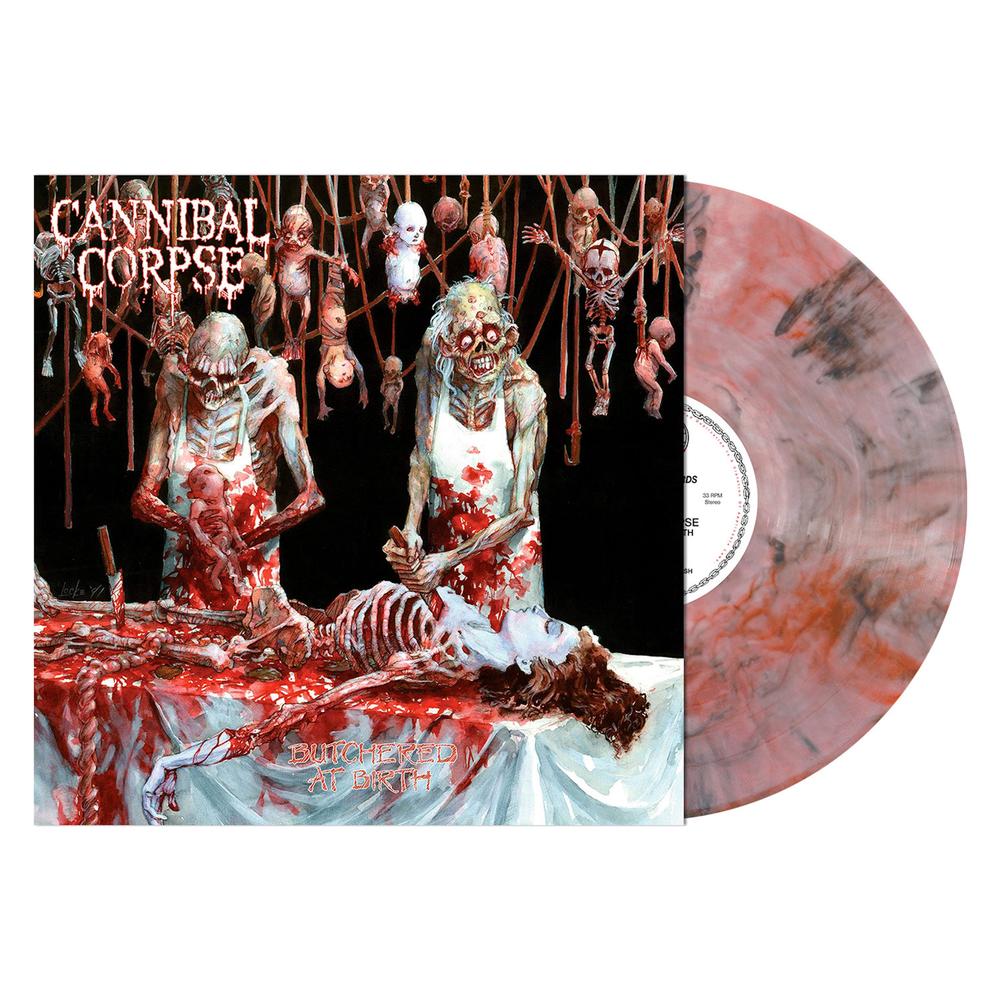 Cannibal Corpse / Butchered At Birth (Red & Black Smoke Vinyl)