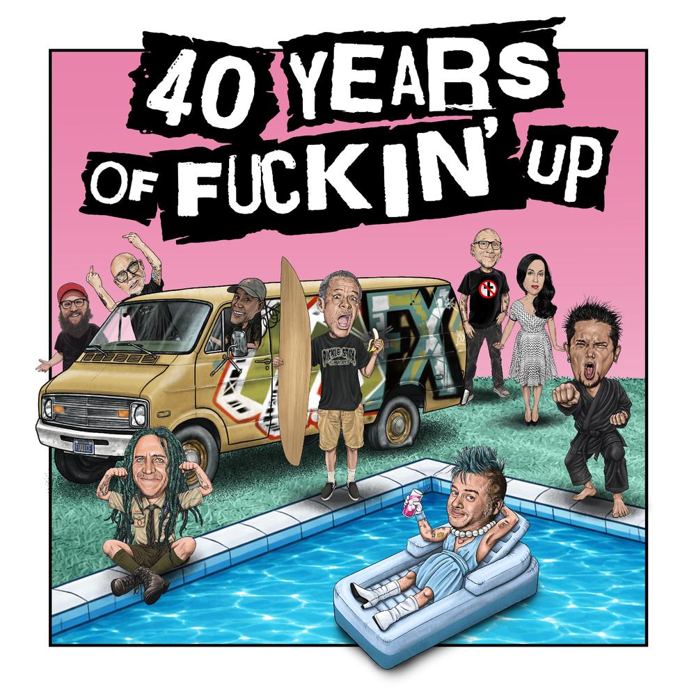 NOFX / 40 YEARS OF FUCKIN' UP: SOUNDTRACK (PINK VINYL)