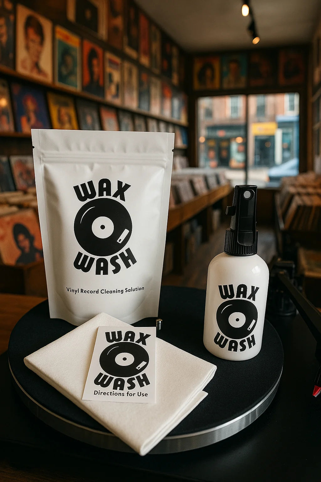 Wax Wash / Vinyl Record Cleaning Solution - Merch Jungle - Official Wax Wash music and merch