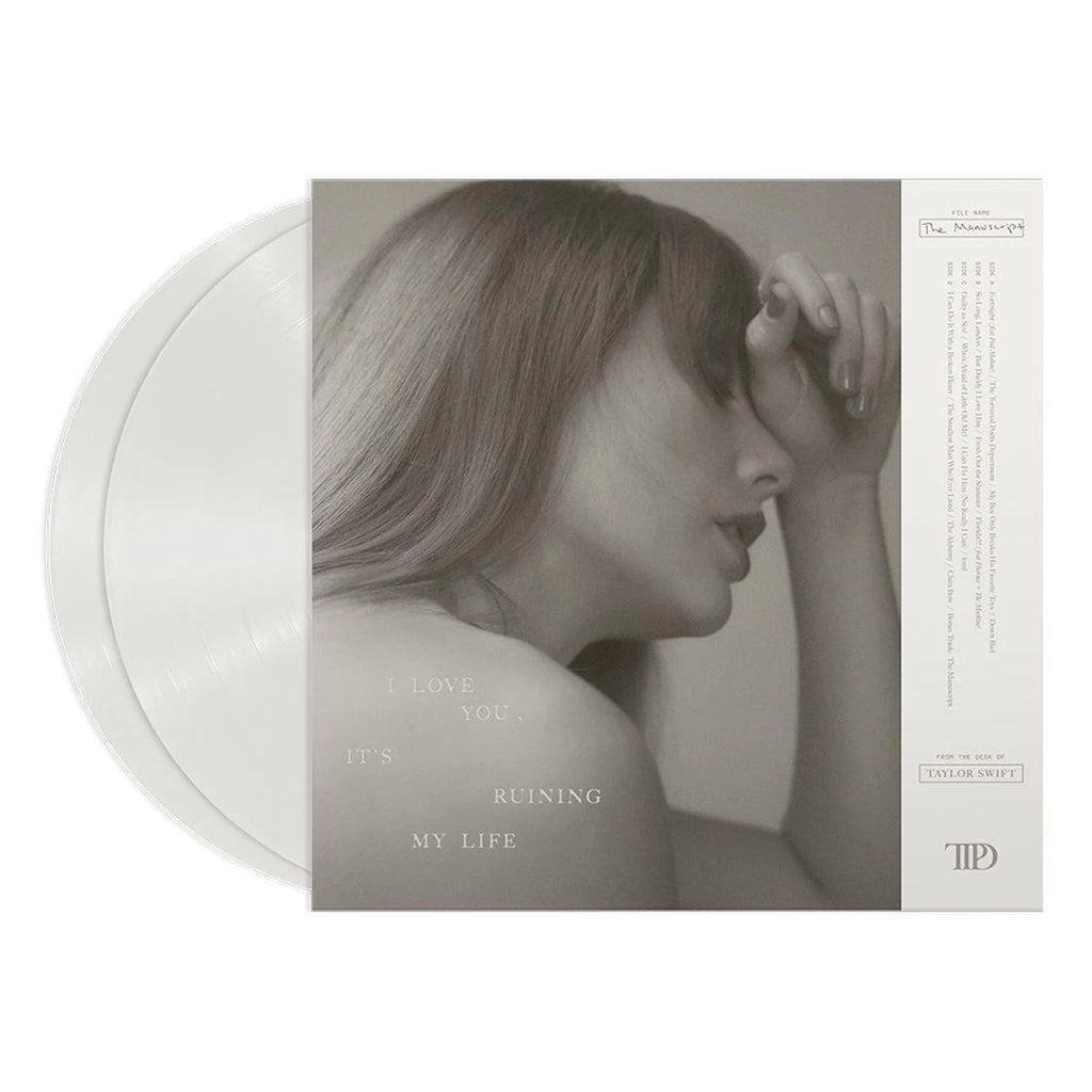 Taylor Swift / The Tortured Poets Department - The Manuscript (Ghosted White Vinyl) - Merch Jungle - Official Taylor Swift band t-shirts and band merch.