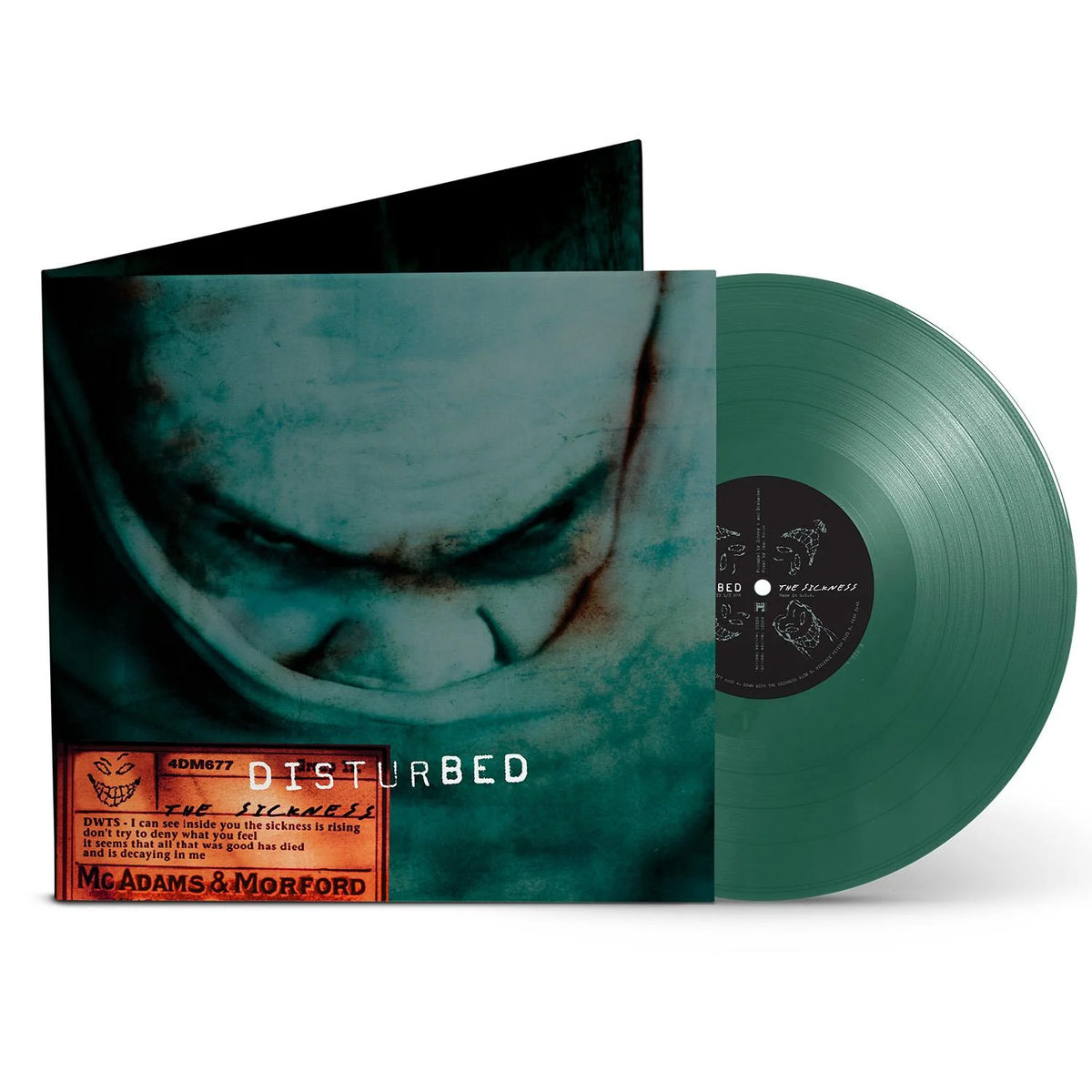 Disturbed / The Sickness (Limited Edition Green Vinyl) - Merch Jungle - Official Disturbed music and merch