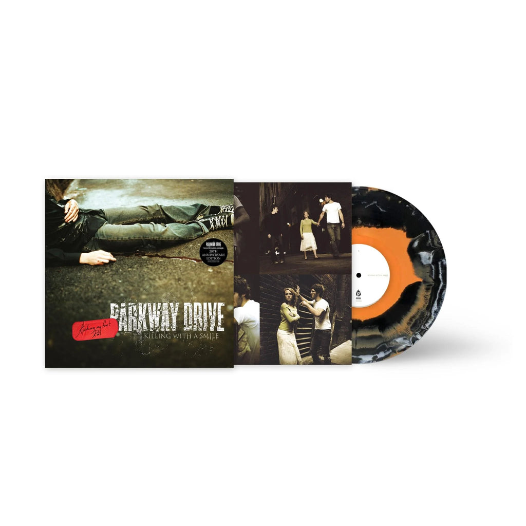 Parkway Drive / Killing With A Smile (20th Anniversary Black/White/Orange Vinyl) - Merch Jungle - Official Parkway Drive music and merch