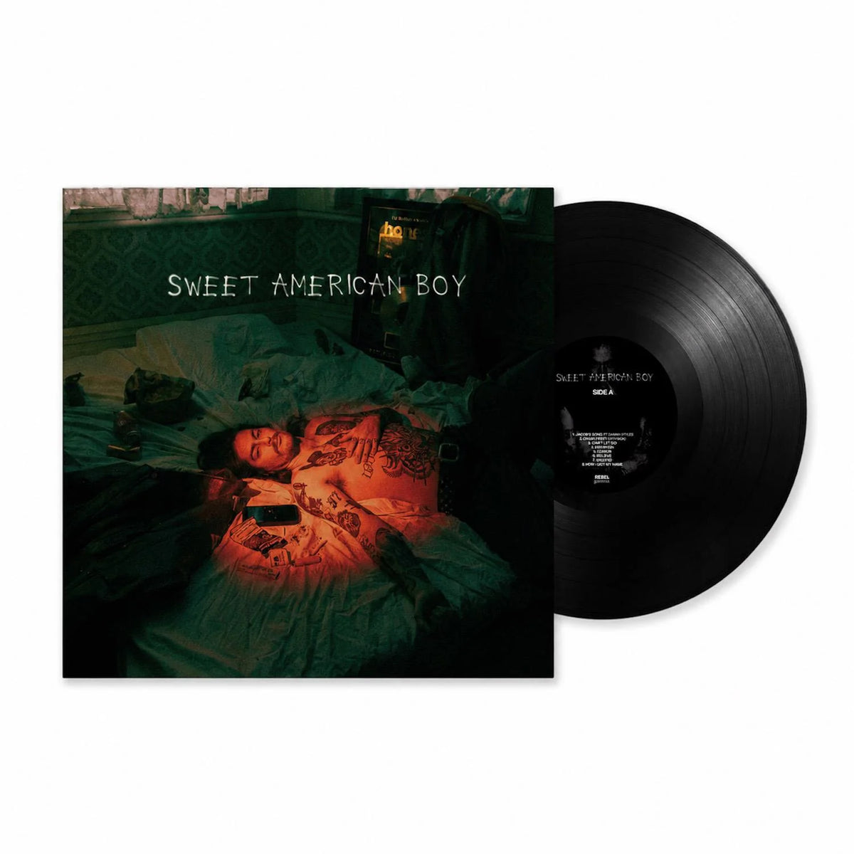 honestav / Sweet American Boy (Black Vinyl) - Merch Jungle - Official honestav music and merch