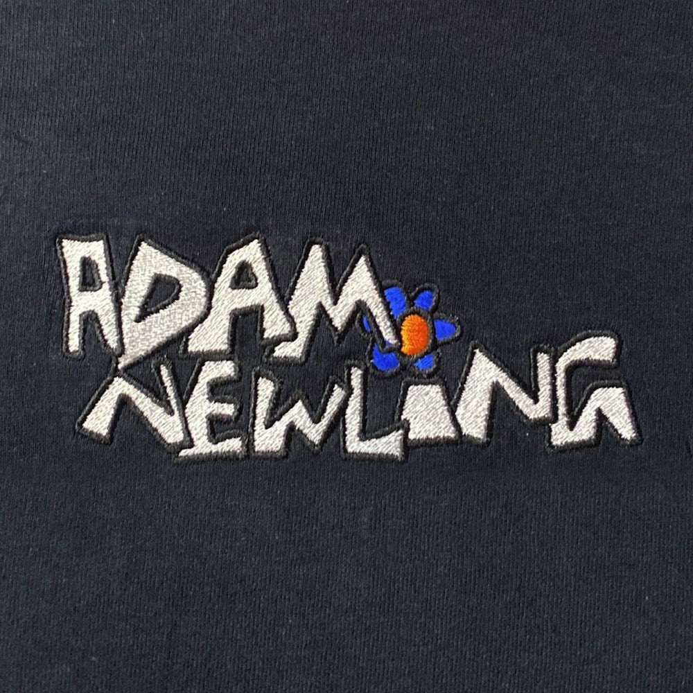 Adam Newling / Flower Logo Tee (Black) - Merch Jungle - Official Adam Newling band t-shirts and band merch.