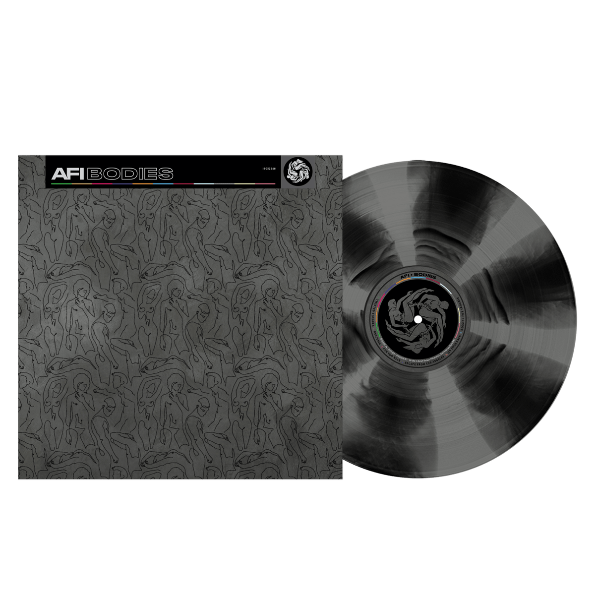 AFI / Bodies 12" Vinyl (Black & Grey Cornetto) - Merch Jungle - Official Rise Records music and merch