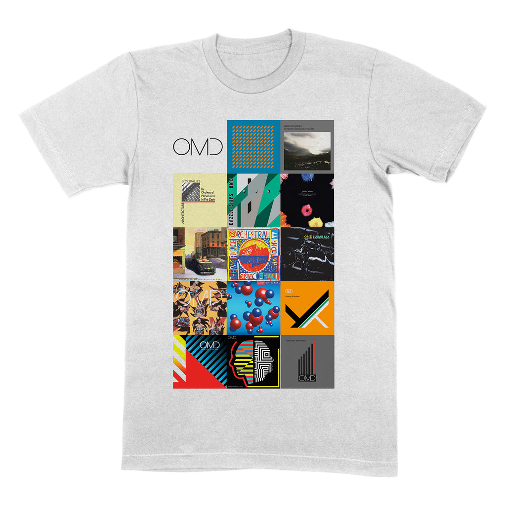 OMD / Album Tee (White) - Merch Jungle - Official OMD music and merch