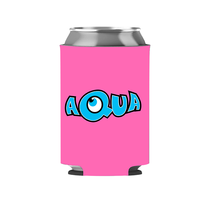 Aqua / Logo Stubby Cooler - Merch Jungle - Official Aqua band t-shirts and band merch.