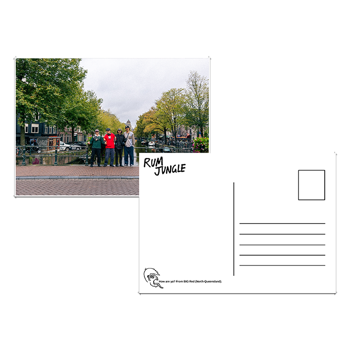 Rum Jungle / Postcard 1 (Amsterdam) + Recency Bias Digital Download - Merch Jungle - Official Rum Jungle music and merch