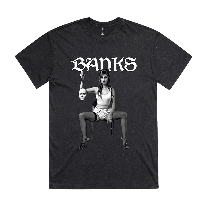 BANKS / Photo Tee (Black Stone) - Merch Jungle - Official BANKS music and merch