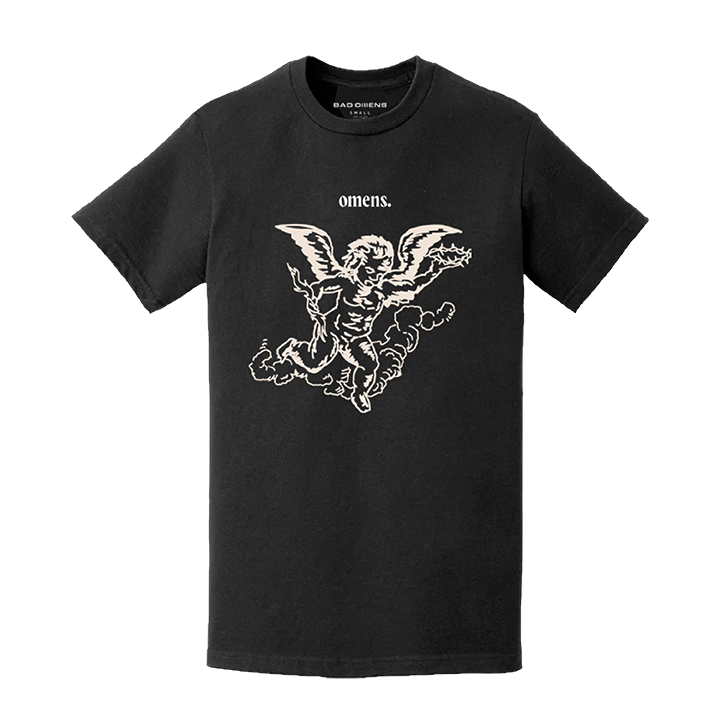 Bad Omens / Beat Death Cherub Tee (Black) - Merch Jungle - Official Bad Omens music and merch