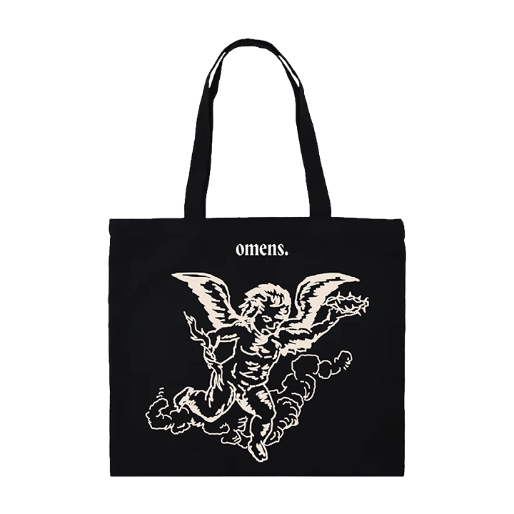 Bad Omens / Cherub Tote (Black) - Merch Jungle - Official Bad Omens music and merch