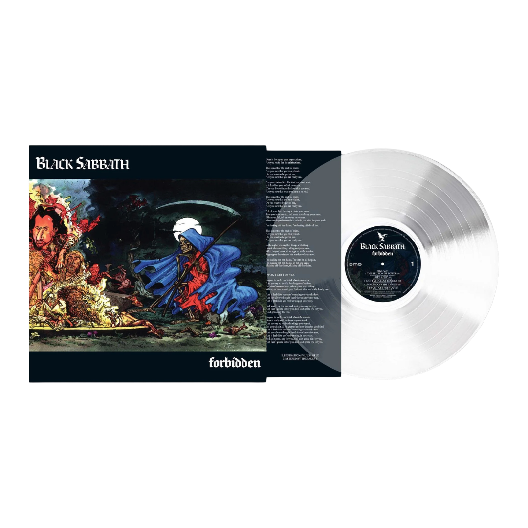 Black Sabbath / Forbidden (Ultra Clear Vinyl) - Merch Jungle - Official Black Sabbath music and merch
