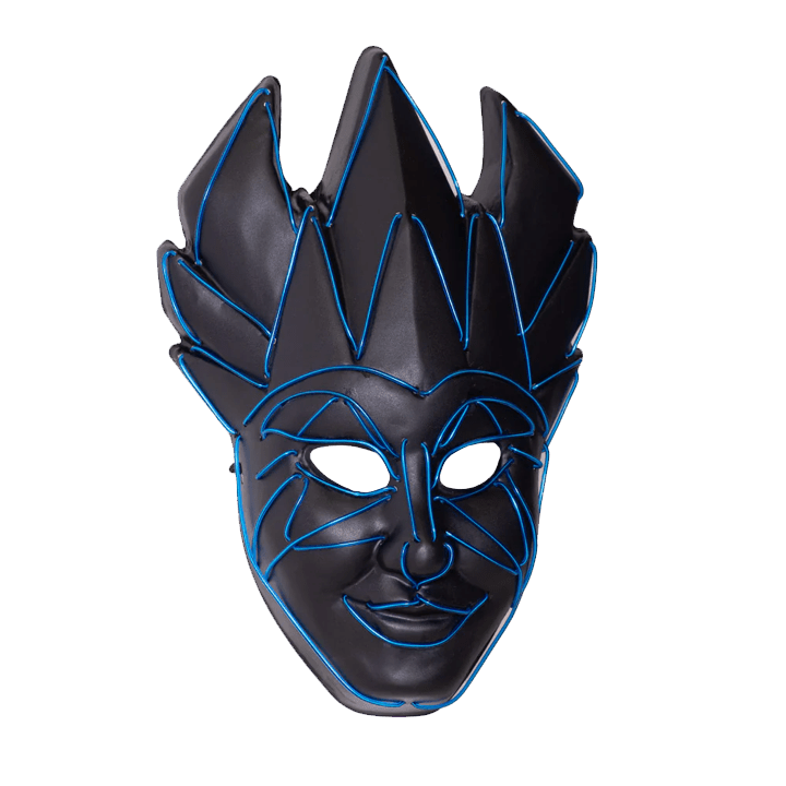 Boris Brejcha / LED Joker Mask (blue) - Merch Jungle - Official Boris Brejcha music and merch