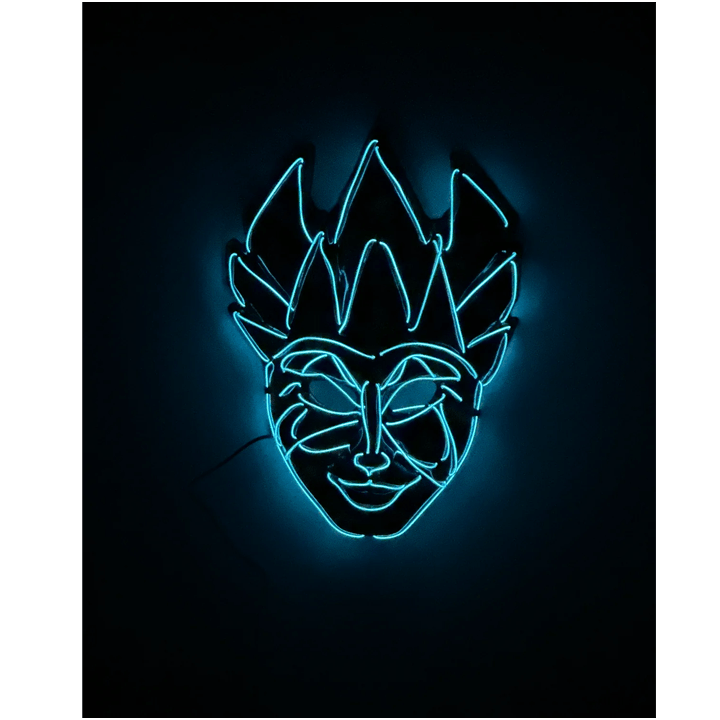 Boris Brejcha / LED Joker Mask (blue) - Merch Jungle - Official Boris Brejcha music and merch